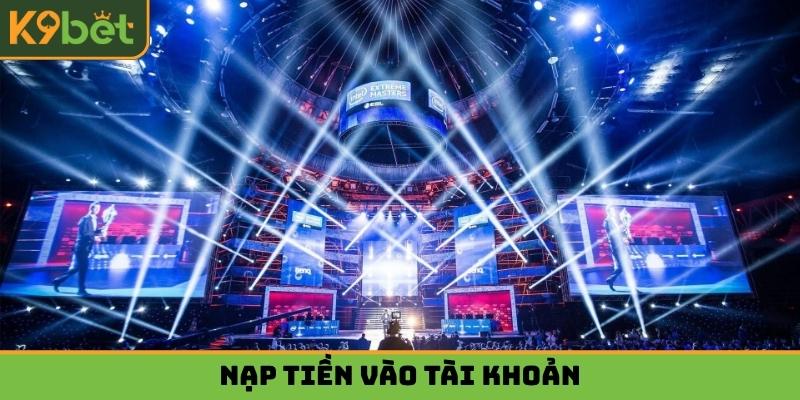 Sau khi có tài khoản, bạn cần nạp tiền để có thể đặt cược tại K9bet